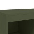 højskab 68x39x111,5 cm stål olivengrøn