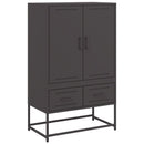 skab 68x39x111,5 cm stål sort