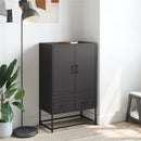 skab 68x39x111,5 cm stål sort