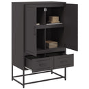 skab 68x39x111,5 cm stål sort