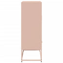 skab 68x39x111,5 cm stål lyserød