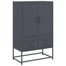 skab 68x39x111,5 cm stål antracitgrå