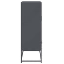 skab 68x39x111,5 cm stål antracitgrå