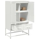 skab 68x39x111,5 cm stål hvid