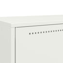 skab 68x39x111,5 cm stål hvid