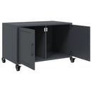tv-bord 68x39x43,5 cm stål antracitgrå