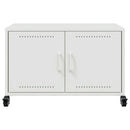 tv-bord 68x39x43,5 cm stål hvid