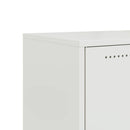 tv-bord 68x39x43,5 cm stål hvid