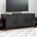 tv-bord 100,5x39x43,5 cm stål sort