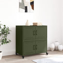 skab 68x39x72 cm stål olivengrøn