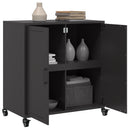 skab 68x39x72 cm stål sort