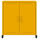 skab 68x39x72 cm stål sennepsgul