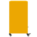 skab 68x39x72 cm stål sennepsgul