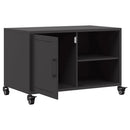 tv-bord 68x39x43,5 cm stål sort