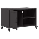tv-bord 68x39x43,5 cm stål sort