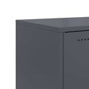 tv-bord 68x39x43,5 cm stål antracitgrå