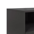 tv-bord 100,5x39x43,5 cm stål sort