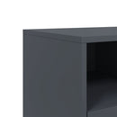 tv-bord 100,5x39x43,5 cm stål antracitgrå