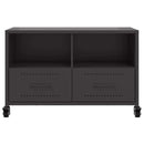 tv-bord 68x39x43,5 cm stål sort