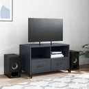 tv-bord 68x39x43,5 cm stål antracitgrå