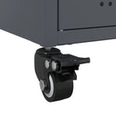 tv-bord 68x39x43,5 cm stål antracitgrå