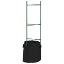 plantestativer med planteposer 2 stk. 116 cm stål og PP