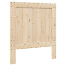 sengeramme med sengegavl 90x200 cm massivt fyrretræ