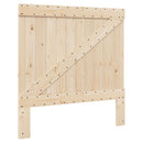 sengeramme med sengegavl 100x200 cm massivt fyrretræ