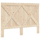 sengeramme med sengegavl 160x200 cm massivt fyrretræ