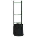 espalierer med planteposer 4 stk. 116 cm stål og PP