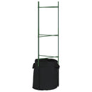 espalierer med planteposer 6 stk. 116 cm stål og PP