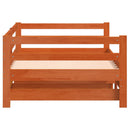 daybed med udtræk 90x200 cm massivt fyrretræ gyldenbrun