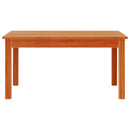 sofabord 80x50x40 cm massivt fyrretræ gyldenbrun