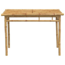 havebord 110x55x75 cm bambus