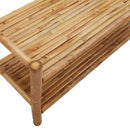 tøjstativ med hylder 103x40x183 cm bambus