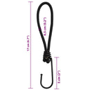 elastiksnore med kroge 25 stk. 17 cm