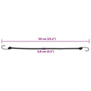 elastiksnore 50 stk. med refleksstriber og kroge 59 cm
