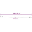 elastiksnore 25 stk. med refleksstriber og kroge 100 cm