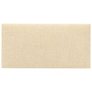 Væghovedgærde 12 stk. 30 x 15 cm Creme Stof