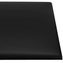 Væghovedgærde 12 stk. 30 x 15 cm Sort Stof