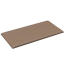 Væghovedgærde 12 stk. 30 x 15 cm Cappuccino Stof