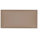 Væghovedgærde 12 stk. 30 x 15 cm Cappuccino Stof