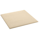 Væghovedgærde 12 stk. 30 x 30 cm Creme Stof