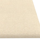 Væghovedgærde 12 stk. 60 x 15 cm Creme Stof
