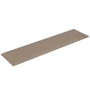 Væghovedgærde 12 stk. 60 x 15 cm Cappuccino Stof