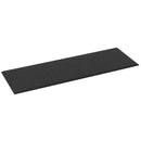Væghovedgærde 12 stk. 90 x 30 cm Sort Stof