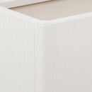 plantekasse med espalier 80x36x140 cm PP hvid