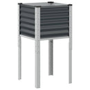 haveplantekasse antracit 45x45x88 cm stål