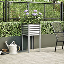 haveplantekasse 45x45x88 cm galvaniseret stål