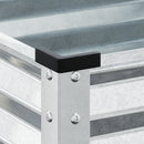 haveplantekasse 45x45x88 cm galvaniseret stål